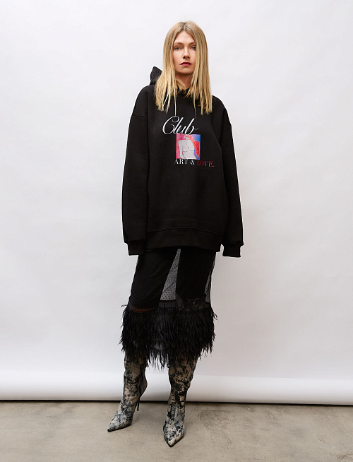 Худи Club Art&Love + Юбка Shadow Moss