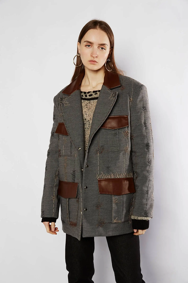 Куртка №18 Grey Stitch