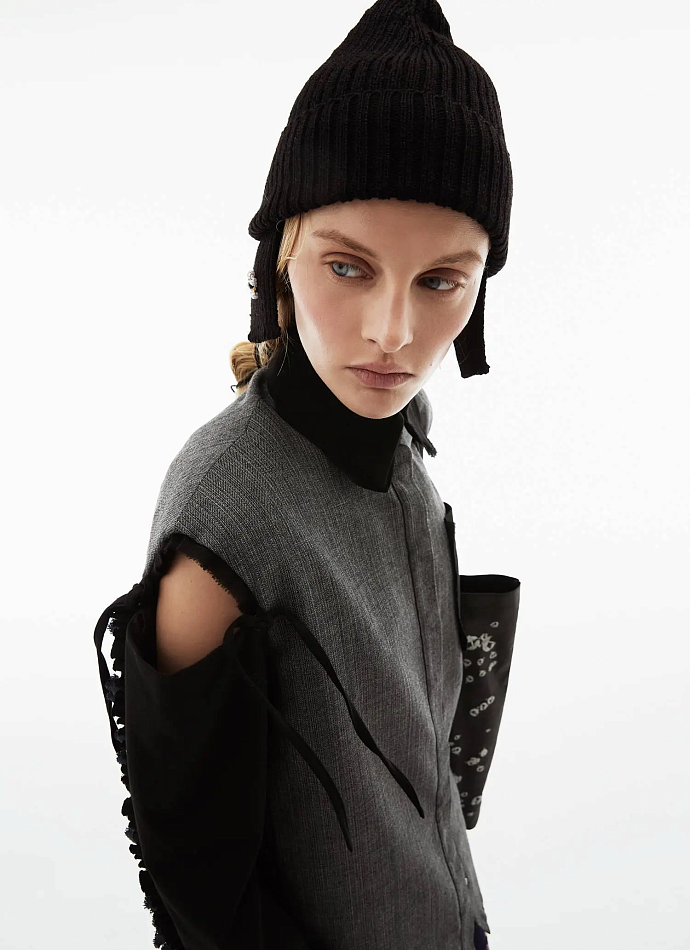 Рубашка №30 GREY WOOL