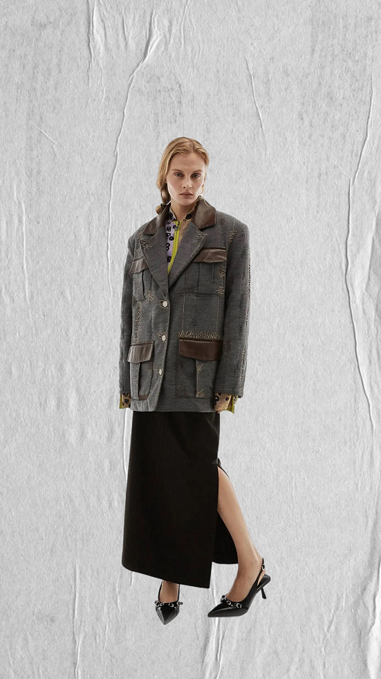 Куртка №18 Grey Stitch