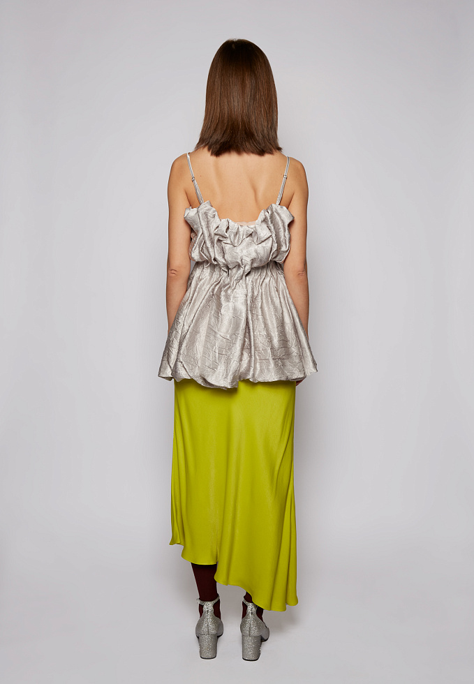 Юбка №47 Asymmetrical lime