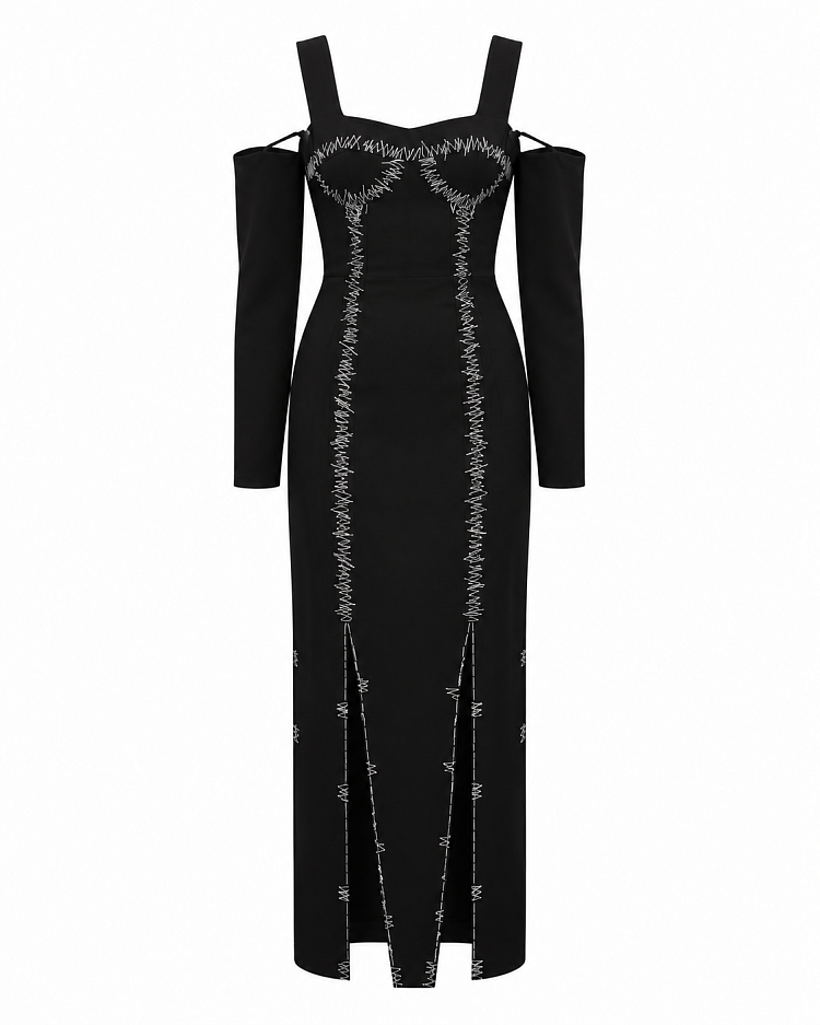 Платье №47 Black Stitch