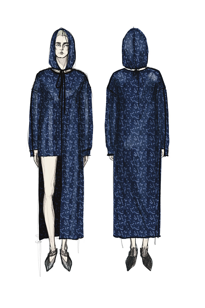 Туника №47 Night Flora