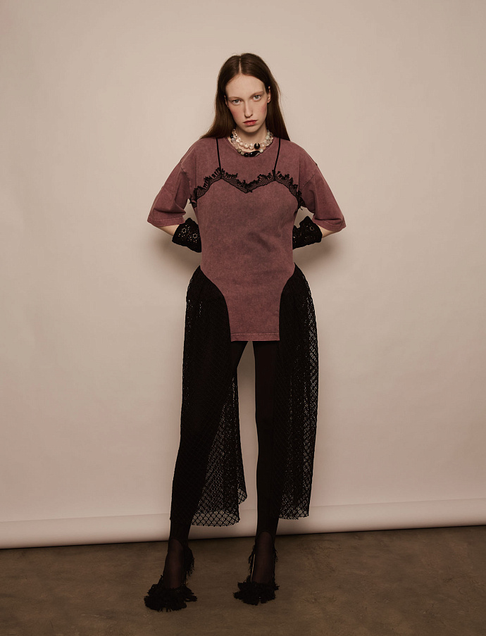 Футболка №1 Antoinette. Blueberry. II