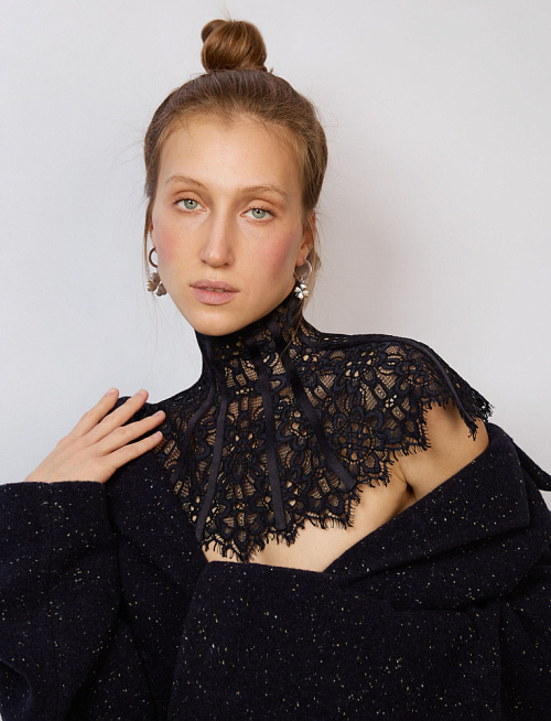 Воротник из кружева №25 Blue