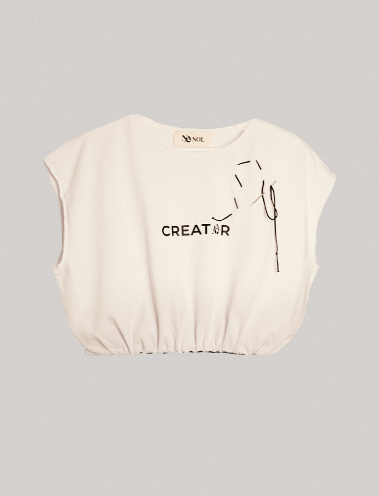 Футболка Автор ("W.Creator") молочная