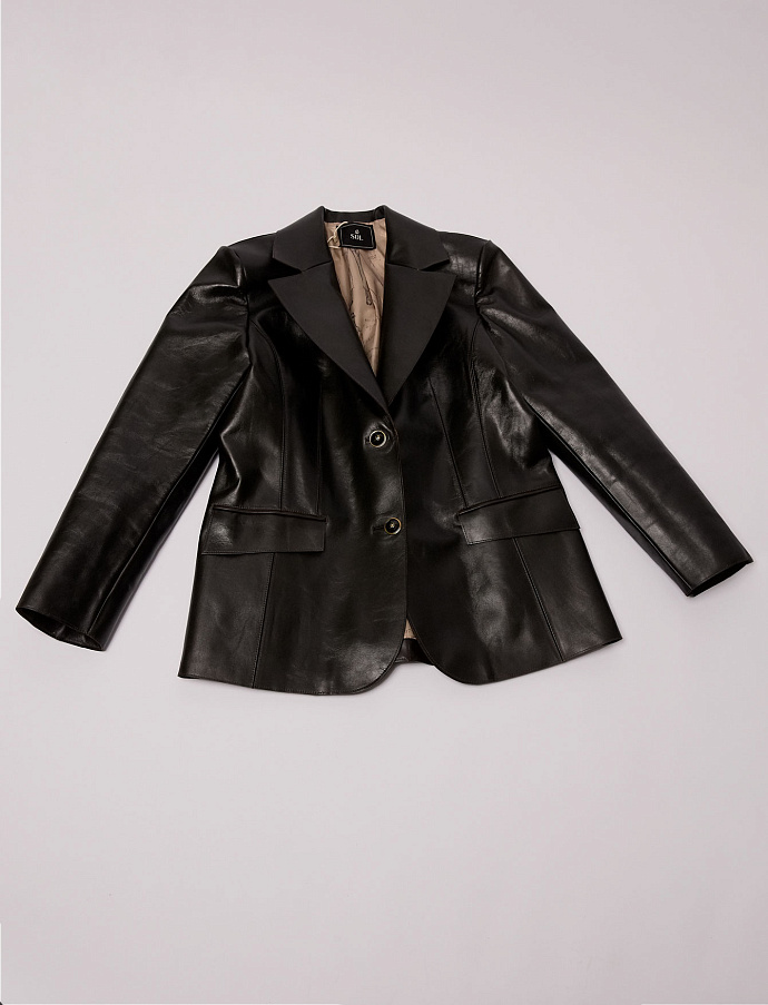 Пиджак №58 Dark Choco. Leather. EX