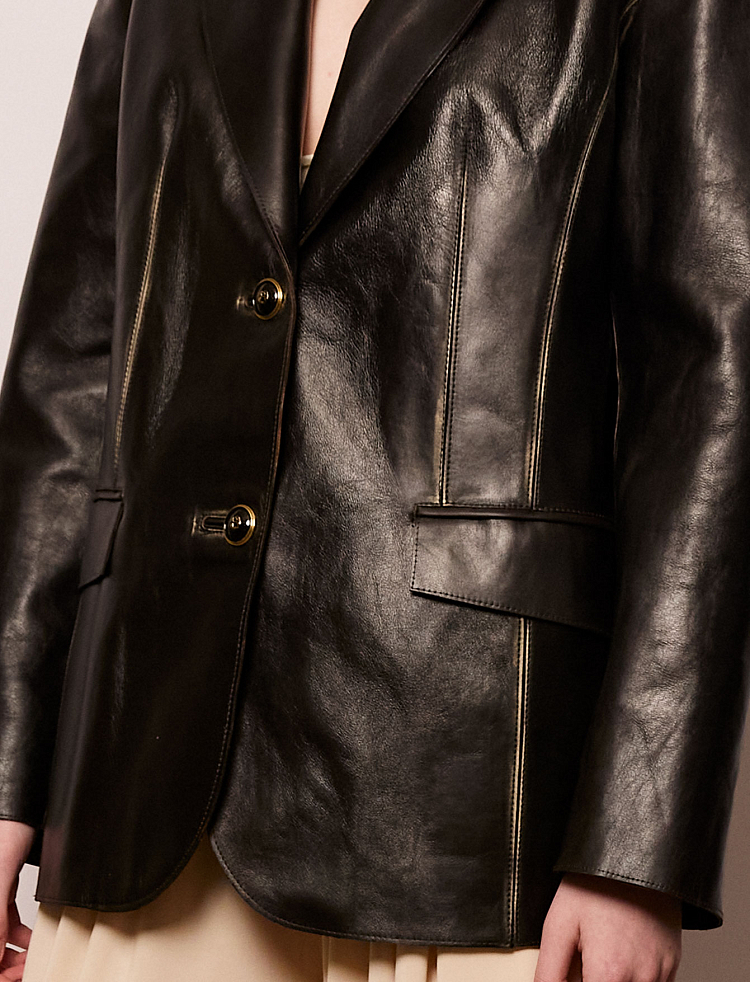 Пиджак №58 Leather Flower. EX