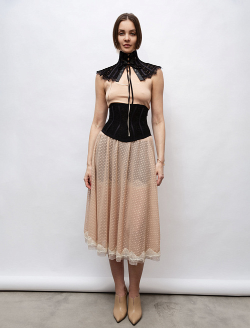 Воротник из кружева №25 Black