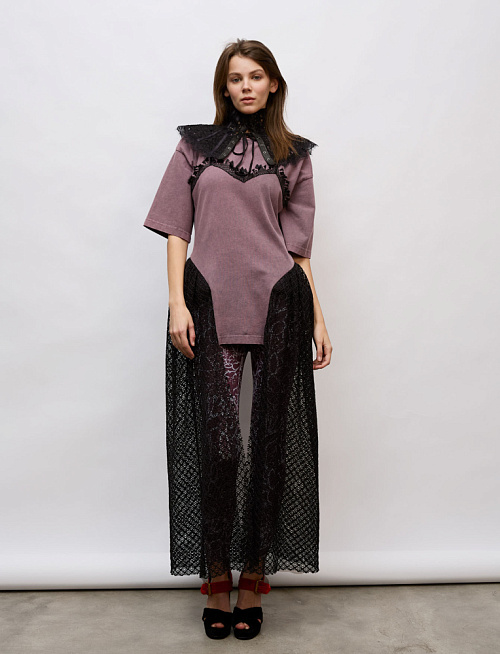 Футболка №1 Antoinette. Blueberry. II