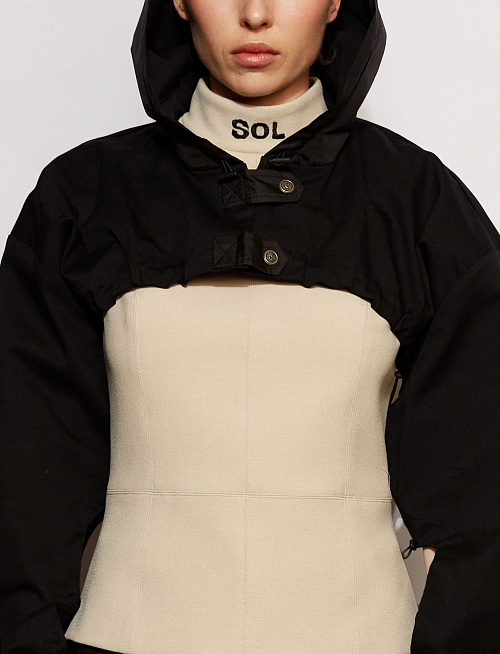 Куртка-кроп №24\2 Noir