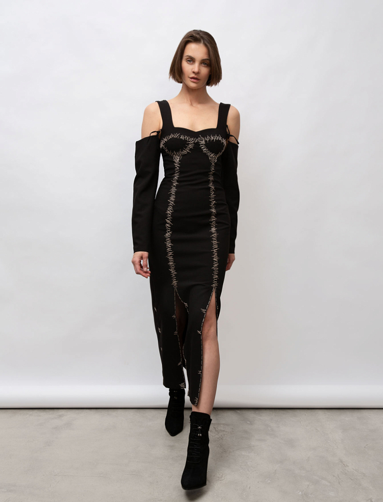 Платье №47 Black Stitch