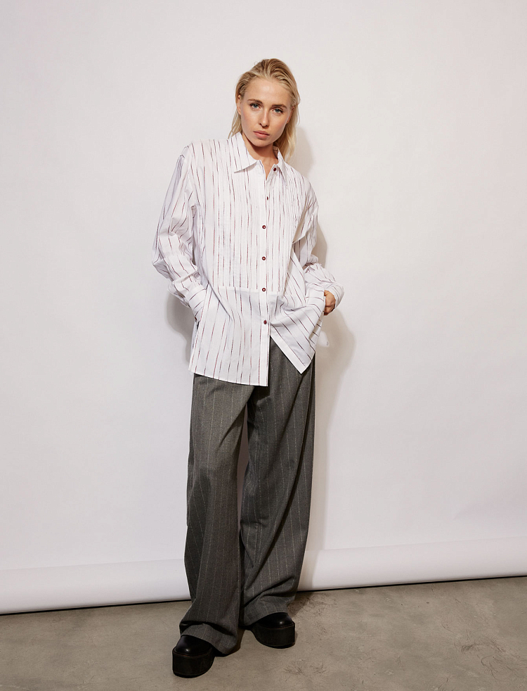 Рубашка №17 Berry Stripe