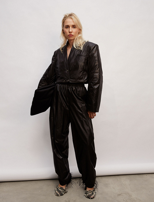 Образ 2: Жакет + Брюки Noir