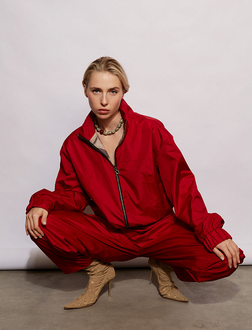 Образ 3: Куртка + Брюки Scarlet