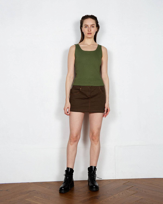 Майка Basic Khaki