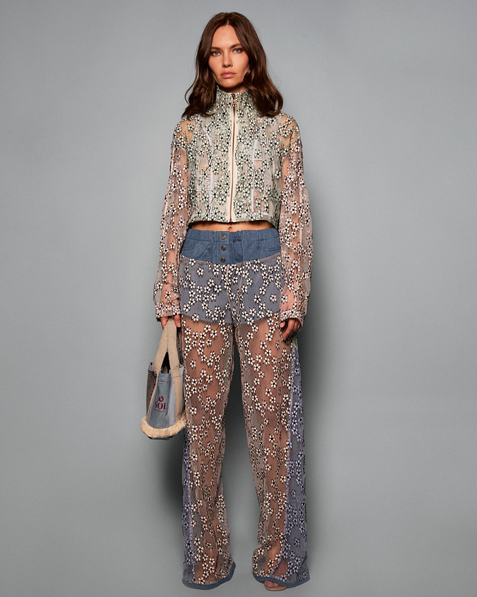 Топ на молнии №46/1 Lace