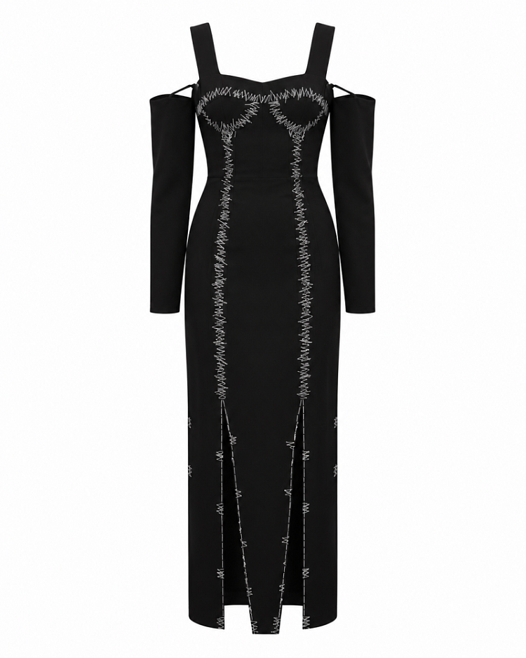 Платье №47 Black Stitch