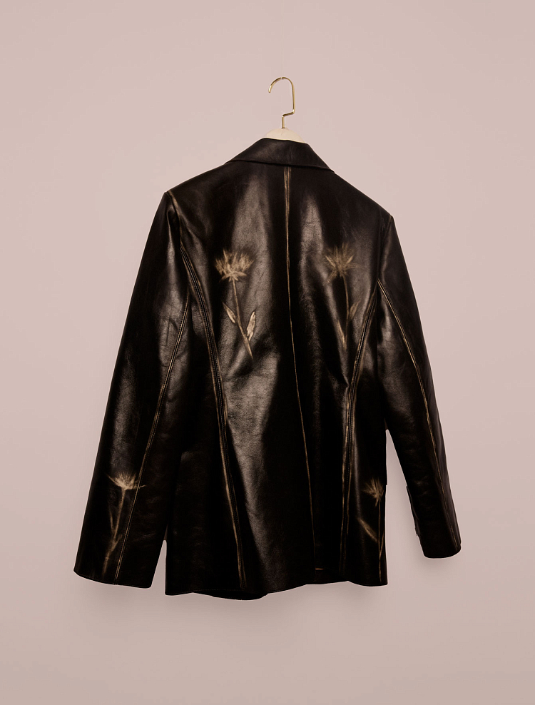 Пиджак №58 Leather Flower. EX