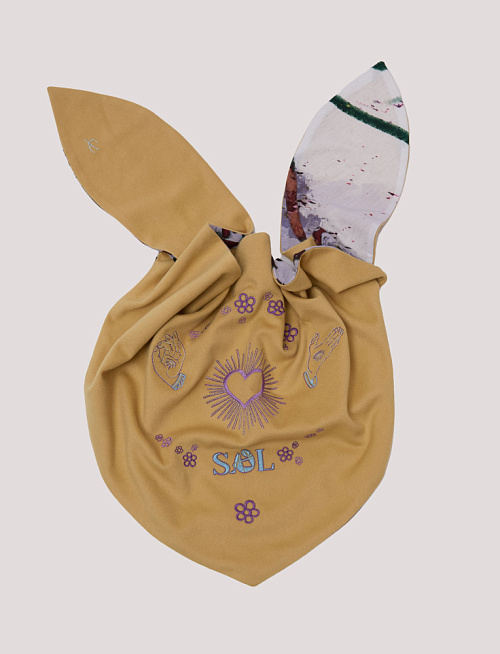 Косынка №2 Cashmere. Heart