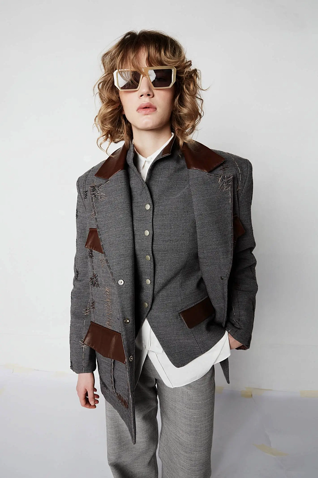 Куртка №18 Grey Stitch