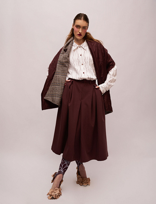 Юбка №60 Burgundy