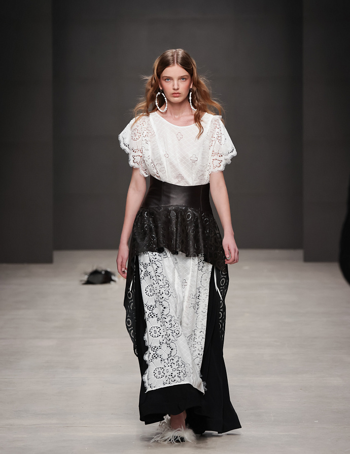Корсет с баской №7/1 Leather. EX