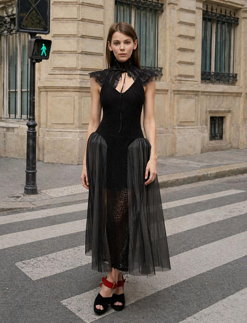 Образ 16: Платье 53 + Воротник