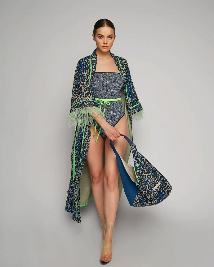 Слитный купальник Bleu Leo