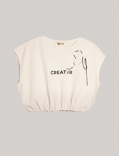 Футболка Автор ("W.Creator") молочная