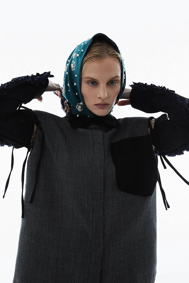 Рубашка №30 GREY WOOL