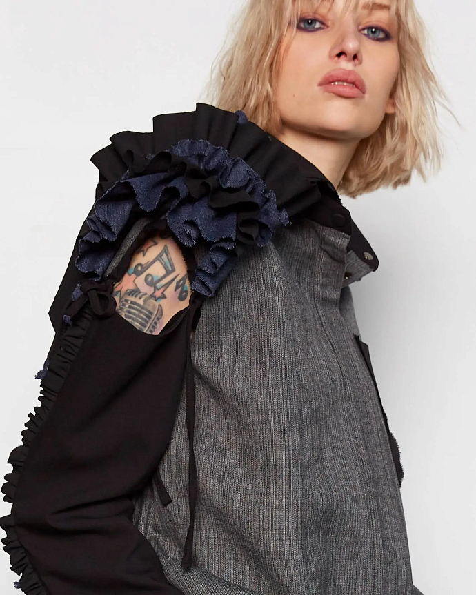Рубашка №30 GREY WOOL